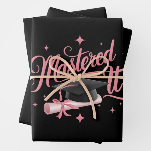 Masterdoctoraat Afstuderen MBA-Afstuderen Inpakpapier Vel (In situ)