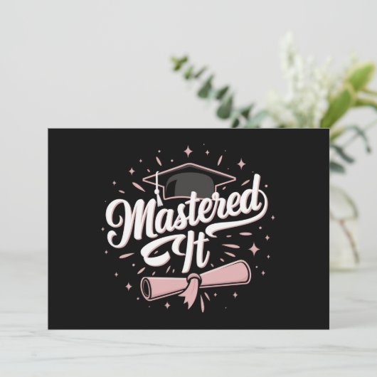 Masterdoctoraat Afstuderen MBA-Afstuderen Kaart (Staand voorkant)