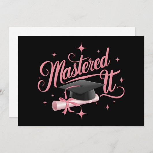 Masterdoctoraat Afstuderen MBA-Afstuderen Kaart (Voorkant / Achterkant)