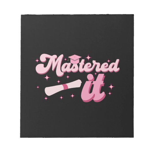 Masterdoctoraat Afstuderen MBA-Afstuderen Notitieblok (Voorkant)