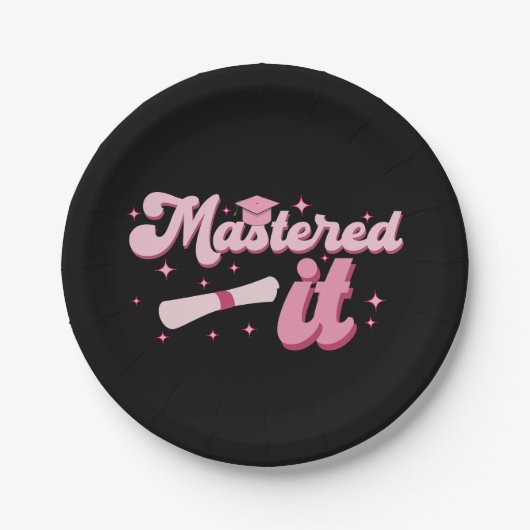 Masterdoctoraat Afstuderen MBA-Afstuderen Papieren Bordje (Voorkant)