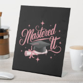 Masterdoctoraat Afstuderen MBA-Afstuderen Reclamebord Met Voetstuk (Insitu)