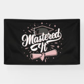 Masterdoctoraat Afstuderen MBA-Afstuderen Spandoek (Horizontaal)