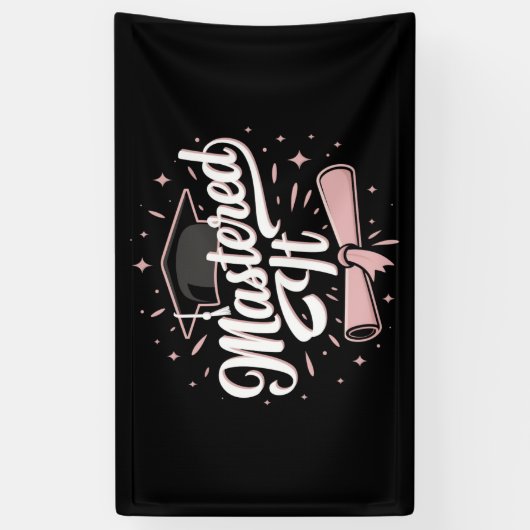 Masterdoctoraat Afstuderen MBA-Afstuderen Spandoek (Verticaal)