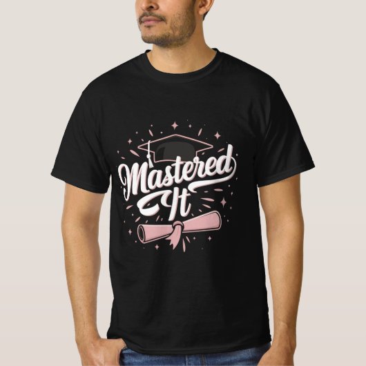 Masterdoctoraat Afstuderen MBA-Afstuderen T-shirt (Voorkant)