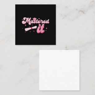 Masterdoctoraat Afstuderen MBA-Afstuderen Vierkante Visitekaartje