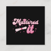 Masterdoctoraat Afstuderen MBA-Afstuderen Vierkante Visitekaartje (Voorkant)