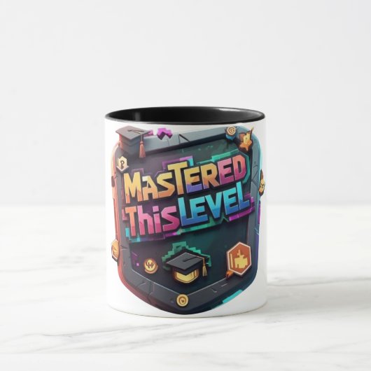 Mastered dit niveau Afstuderen Mok (Midden)
