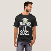 Mastered IT 2021 Masters Degree Afstuderen College T-shirt (Voorkant volledig)