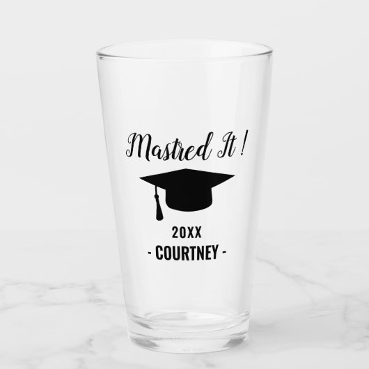 Mastered IT Afstuderen klasse van 2024 Masters Deg Glas (Voorkant)