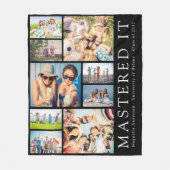 Mastered IT Afstuderen Multi Fotocollage Fleece Deken (Voorkant)