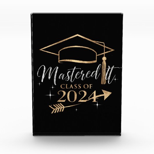 Mastered It Class van 2024 Afstuderen Gifts voor h Fotoblokken (Voorkant)