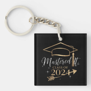 Mastered It Class van 2024 Afstuderen Gifts voor h Sleutelhanger