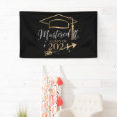 Mastered It Class van 2024 Afstuderen Gifts voor h Spandoek (Insitu)