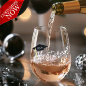 Mastered IT Graduation Cap Wijnglas Zonder Voet