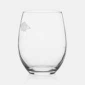 Mastered IT Graduation Cap Wijnglas Zonder Voet (Links)