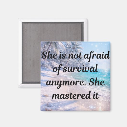 Mastered Survival - Unbreakable Strength Magneet (Voorkant / Achterkant)