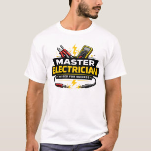Masterelektricien Bedraad Voor Succeshirt T-shirt