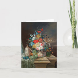Masterful Stilleven: Bloemen & Fruit Notitiekaartje