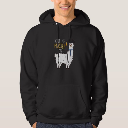 Mastergraad 2022 Bel me Master 1 Hoodie (Voorkant)