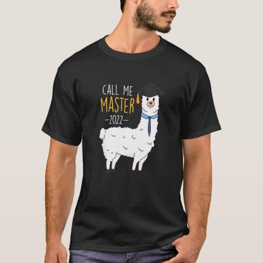 Mastergraad 2022 Bel me Master 1 T-shirt (Voorkant)