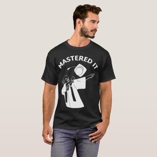 Mastergraad in IT Dabbing T-shirt (Voorkant volledig)