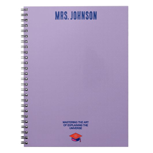 Mastering Art Of Explaining The Universe Notitieboek (Voorkant)