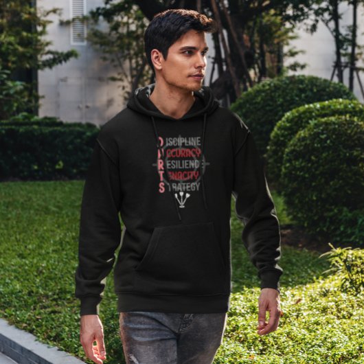 Mastering DARTS: De Core Principles - Dart Player Hoodie