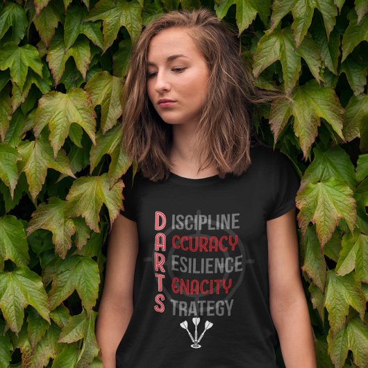 Mastering DARTS: De Core Principles - Dart Player T-shirt