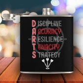 Mastering DARTS: De Core Principles Flask 8 oz. Heupfles