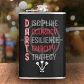 Mastering DARTS: De Core Principles Flask 8 oz. Heupfles