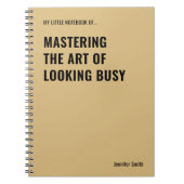 Mastering the Art Funny Quote Notitieboek (Voorkant)