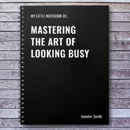 Mastering the Art Funny Quote Notitieboek