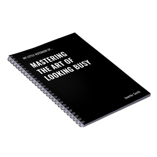 Mastering the Art Funny Quote Notitieboek (Rechterzijde)