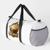 Mastering the Game: Pool Shark Logo on Pool Table Plunjezak (Rechterhoek)