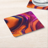 Mastering the Square: basisprincipes van geometrie Kartonnen Onderzetters (Schuin)