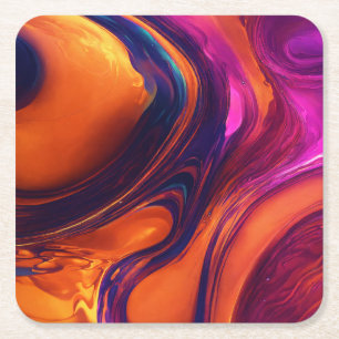 Mastering the Square: basisprincipes van geometrie Kartonnen Onderzetters