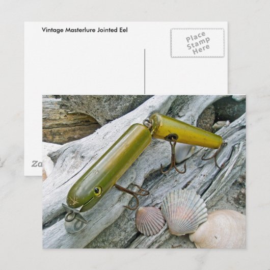  Masterlure Jointed Eel Saltwater Plug Briefkaart (Voorkant / Achterkant)