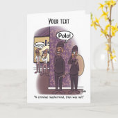 Mastermind Gevouwen Wenskaart Kaart (Gele Bloem)