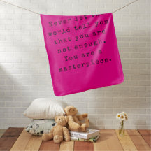 Masterpiece Blanket – Empowering Self-Love Quote