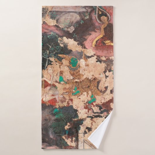 Masterpiece of traditional Thai style painting art Badhanddoek (Badhanddoek)