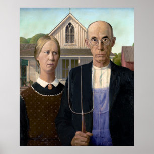 MASTERPIEK-AMERIKAANSE GOTHIC, ingediend door GRAN Poster