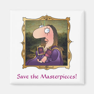 MASTERPIEKEN Breast Cancer Awareness Square Magnet