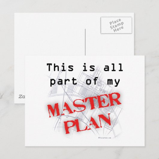 Masterplan Briefkaart (Voorkant / Achterkant)