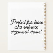 Masterplan: georganiseerde Chaos-editie Planner (Achterkant)