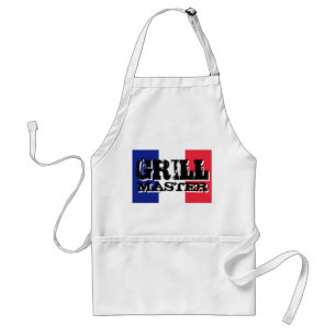 Masterplatform voor Grill met Franse vlag Standaard Schort