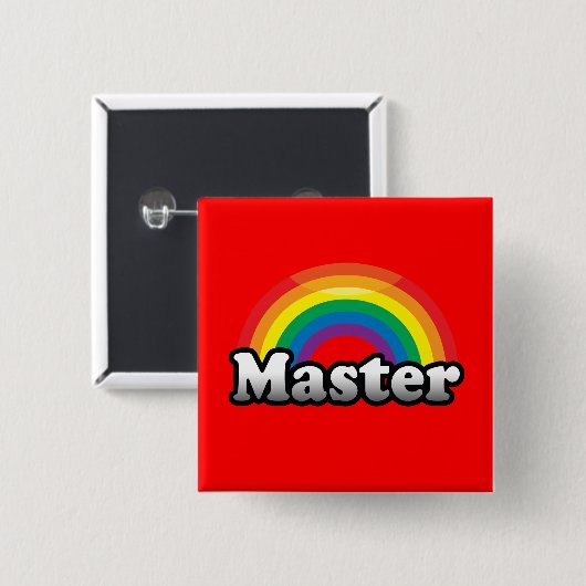 MASTERPRIJS VIERKANTE BUTTON 5,1 CM (Voorkant /achterkant)