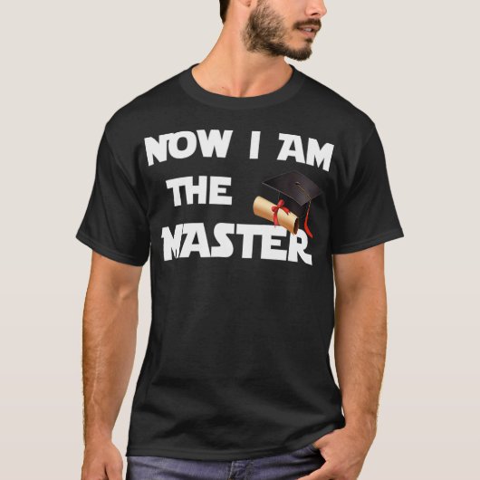 Masters Afstuderen Gift Idee Shirt nu ben ik de Ma (Voorkant)