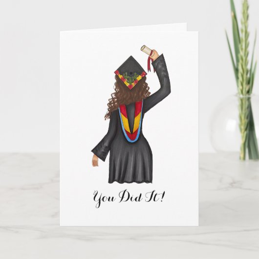 Masters Afstuderen met Diploma Afstuderen Kaart (Voorkant)