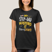 Masters Afstuderen Mijn vader van Stap Mastered he T-shirt (Voorkant)